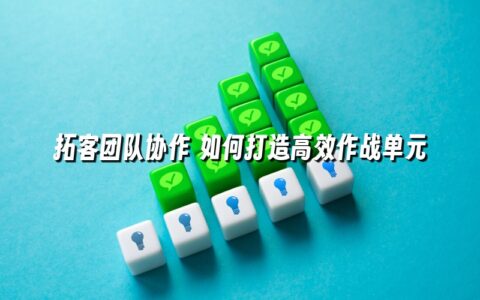 拓客团队协作 如何打造高效作战单元 拓客团队协作 如何打造高效作战单元