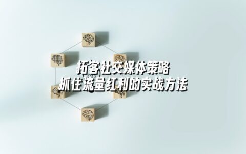 拓客社交媒体策略 抓住流量红利的实战方法 拓客社交媒体策略 抓住流量红利的实战方法