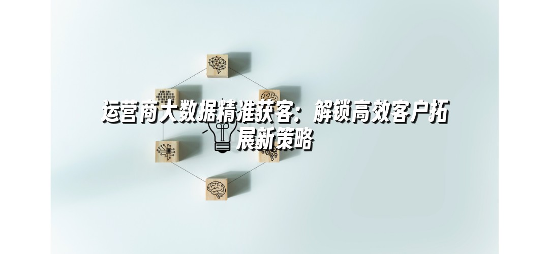 运营商大数据精准获客：解锁高效客户拓展新策略