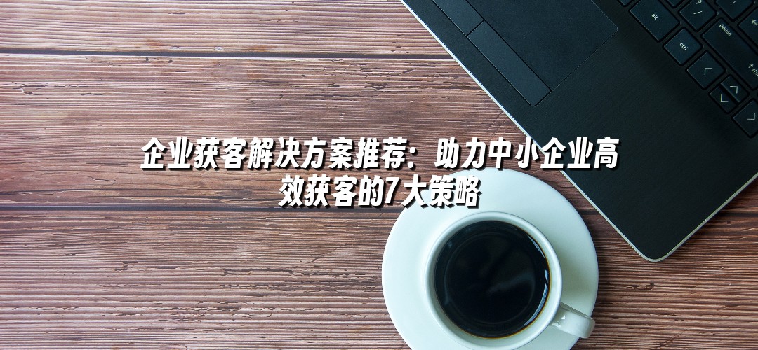 企业获客解决方案推荐：助力中小企业高效获客的7大策略