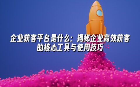 企业获客平台是什么:揭秘企业高效获客的核心工具与使用技巧 企业获客平台是什么:揭秘企业高效获客的核心工具与使用技巧