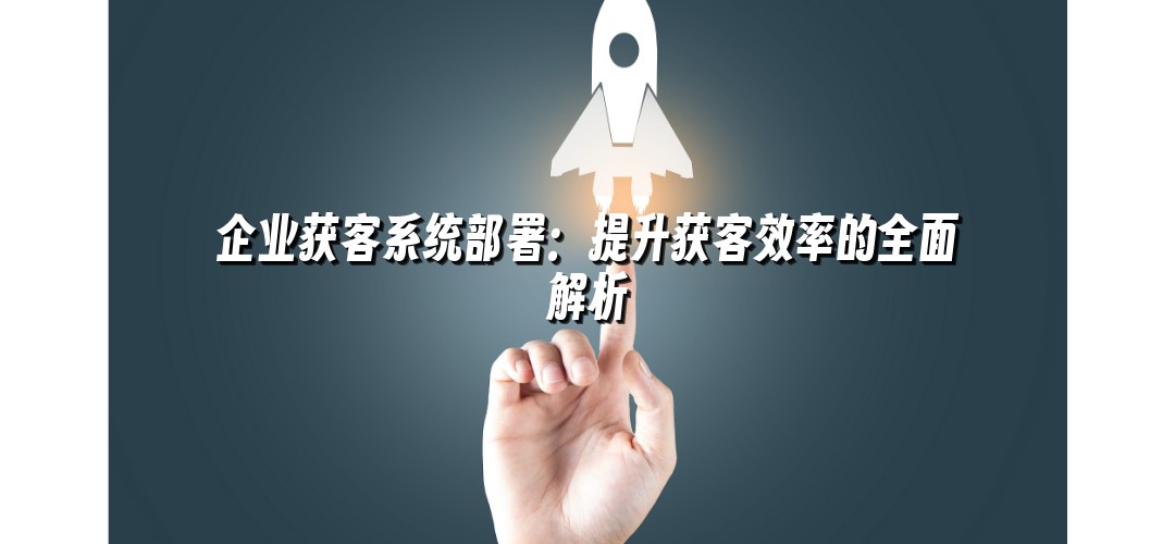 企业获客系统部署：提升获客效率的全面解析