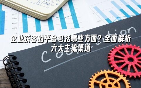 企业获客的平台包括哪些方面?全面解析六大主流渠道 企业获客的平台包括哪些方面?全面解析六大主流渠道
