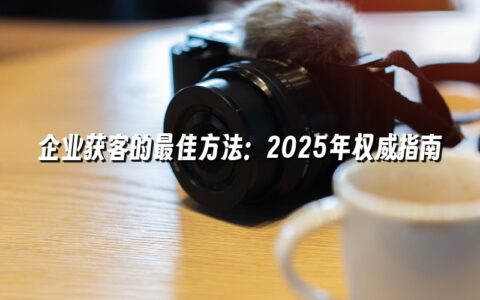 企业获客的最佳方法：2025年权威指南
