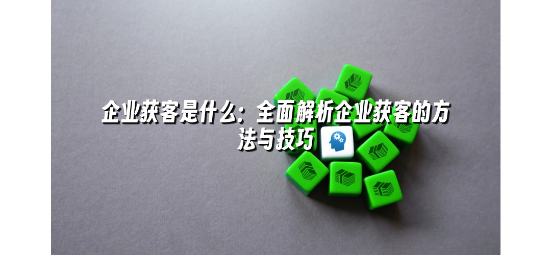 企业获客是什么：全面解析企业获客的方法与技巧