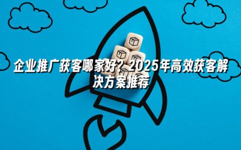 企业推广获客哪家好?2025年高效获客解决方案推荐 企业推广获客哪家好?2025年高效获客解决方案推荐
