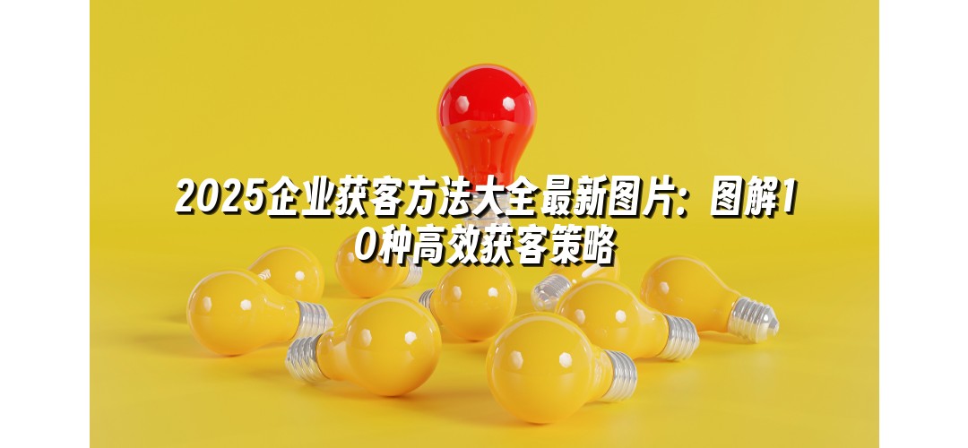 2025企业获客方法大全最新图片：图解10种高效获客策略