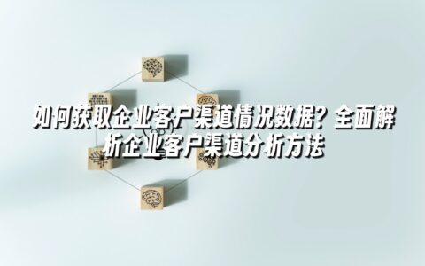 如何获取企业客户渠道情况数据?全面解析企业客户渠道分析方法 如何获取企业客户渠道情况数据?全面解析企业客户渠道分析方法