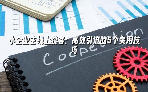 小企业主线上获客:高效引流的5个实用技巧 小企业主线上获客:高效引流的5个实用技巧