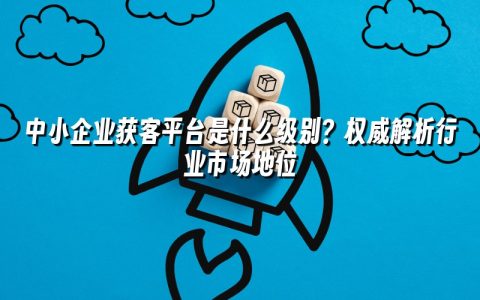 中小企业获客平台是什么级别？权威解析行业市场地位