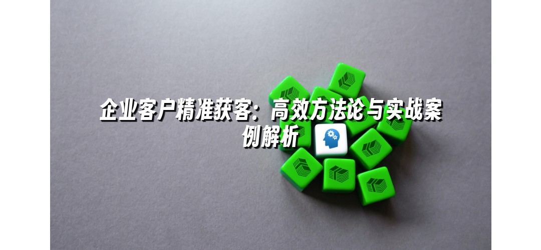 企业客户精准获客：高效方法论与实战案例解析