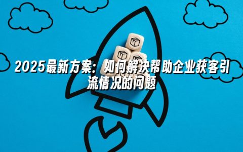 2025最新方案：如何解决帮助企业获客引流情况的问题