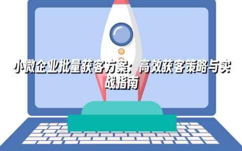 小微企业批量获客方案:高效获客策略与实战指南 小微企业批量获客方案:高效获客策略与实战指南