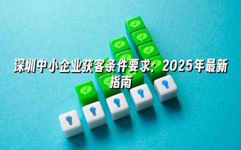 深圳中小企业获客条件要求:2025年最新指南 深圳中小企业获客条件要求:2025年最新指南