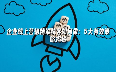 企业线上营销精准获客如何做:5大有效策略揭秘 企业线上营销精准获客如何做:5大有效策略揭秘