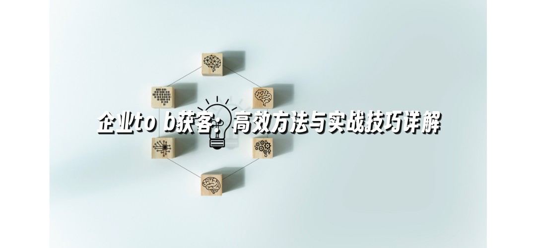 企业to b获客：高效方法与实战技巧详解