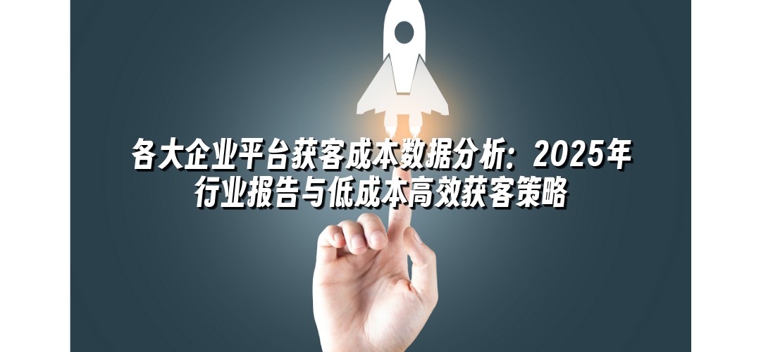 各大企业平台获客成本数据分析：2025年行业报告与低成本高效获客策略