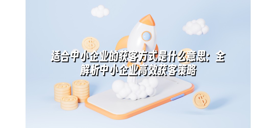 适合中小企业的获客方式是什么意思：全解析中小企业高效获客策略
