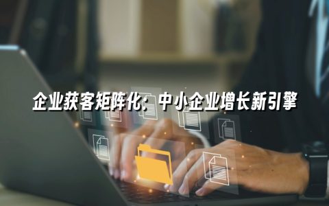 企业获客矩阵化：中小企业增长新引擎