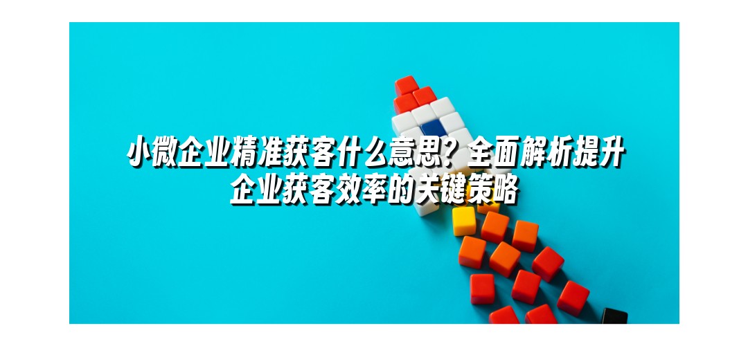 小微企业精准获客什么意思？全面解析提升企业获客效率的关键策略