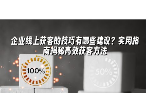 企业线上获客的技巧有哪些建议？实用指南揭秘高效获客方法