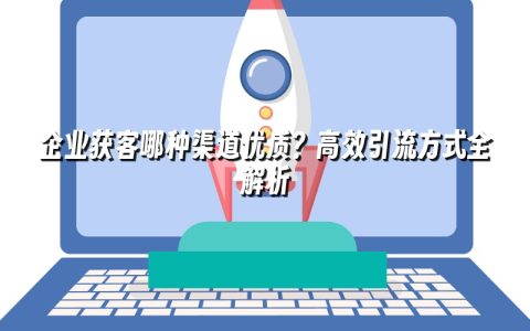 企业获客哪种渠道优质？高效引流方式全解析